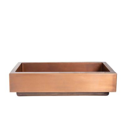 36 Inch Retro Fit Copper Single Bowl Apron Farmhouse Sink