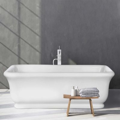 Juliet 71 Inch Mineralcast Freestanding Bathtub
