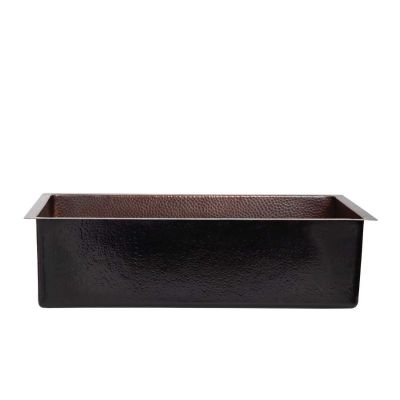 33 Inch Copper Drop In Single Bowl Sink