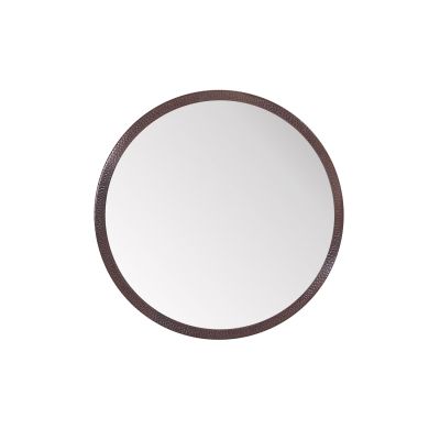 Round Copper Mirror