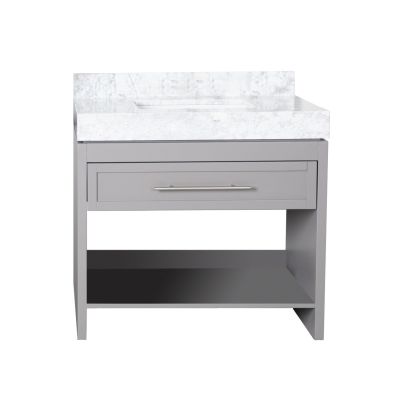 Cordelia 36 Inch Birch and Oak Console Vanity