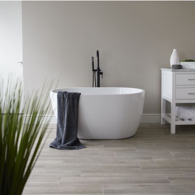 Harper 51 Inch Acrylic Contemporary Freestanding Tub - No Faucet Drillings