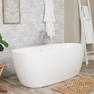 MEDWAY ACRYLIC CONTEMPORARY DOUBLE ENDED TUB -  NO FAUCET DRILLING 