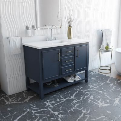 Millie 48 Inch Oak Vanity with Rectangle Undermount Sink