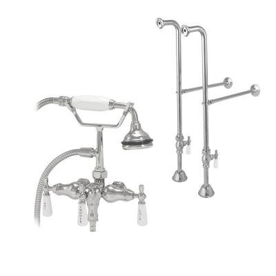 Freestanding English Telephone Faucet - Down Spout-121-DSF4