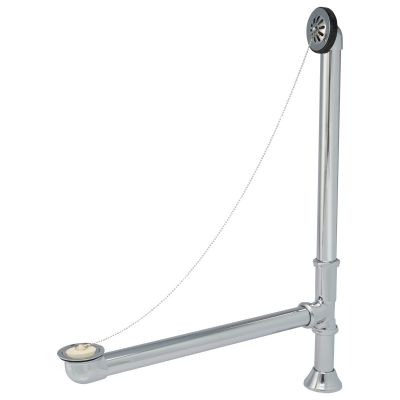 Chain & Stopper Clawfoot Tub Drain
