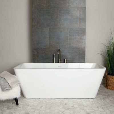Tiberius Acrylic Double Ended Freestanding Tub